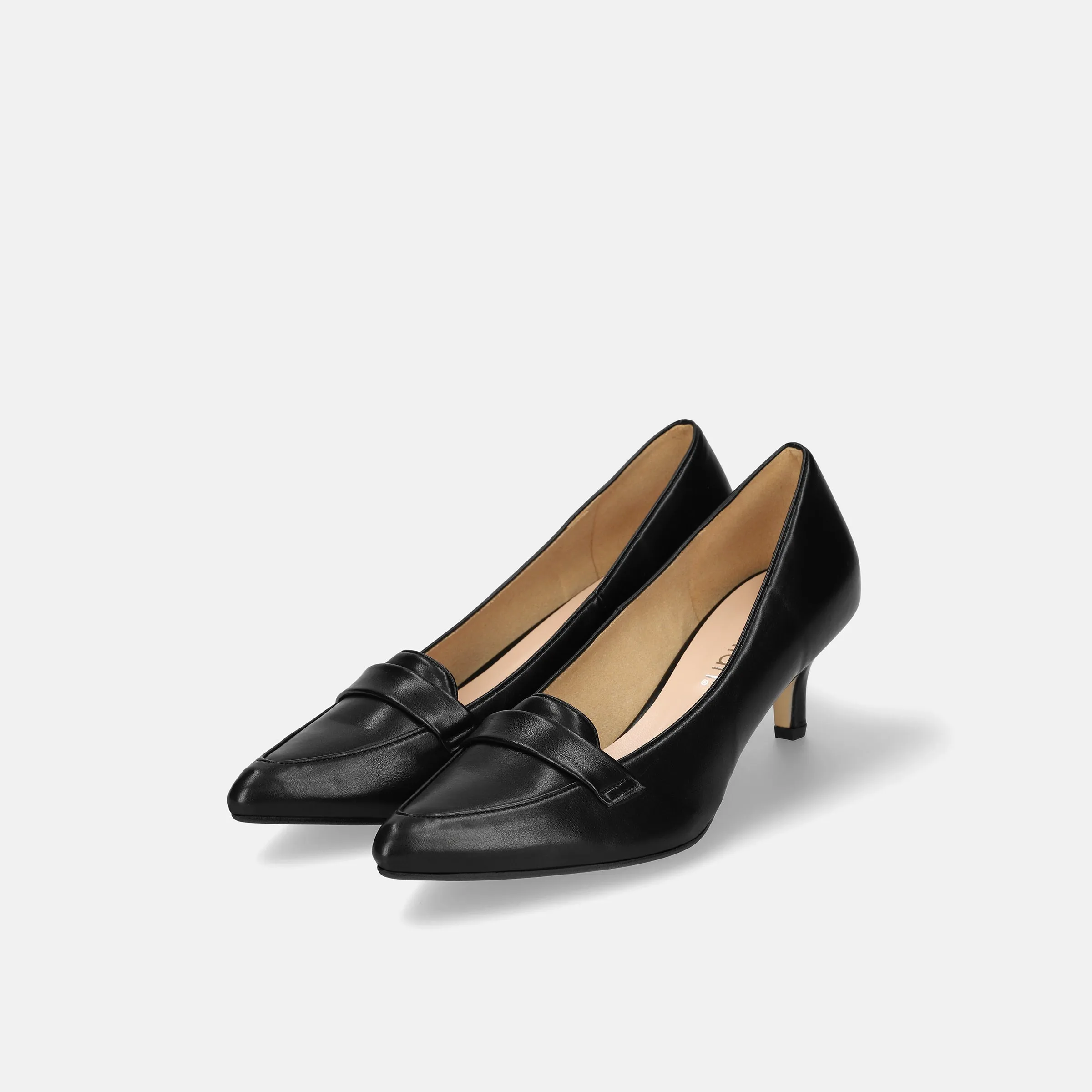 10% OFF: 2024SSBI: Loafer Style Pumps (5725) Black