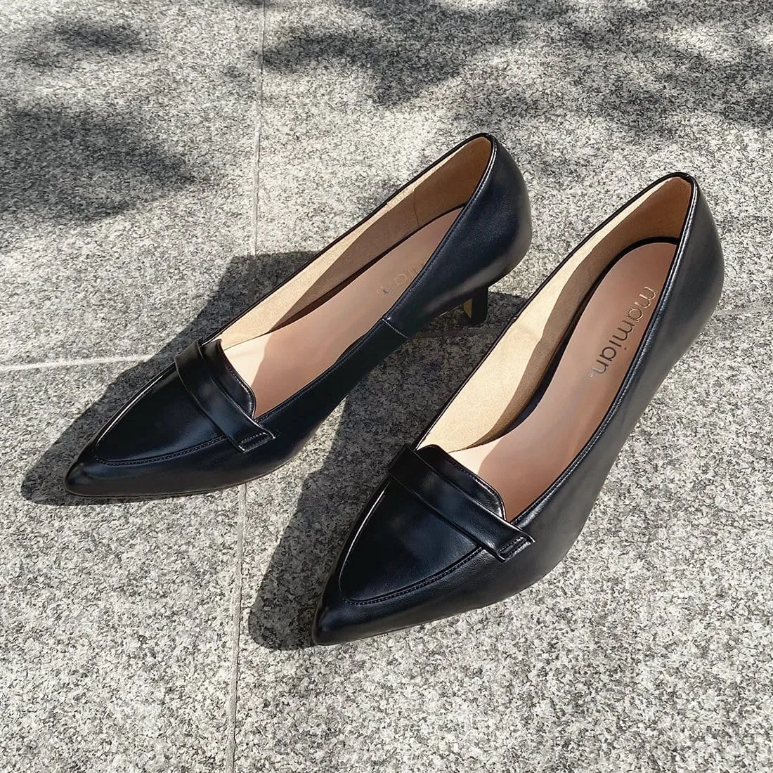 10% OFF: 2024SSBI: Loafer Style Pumps (5725) Black