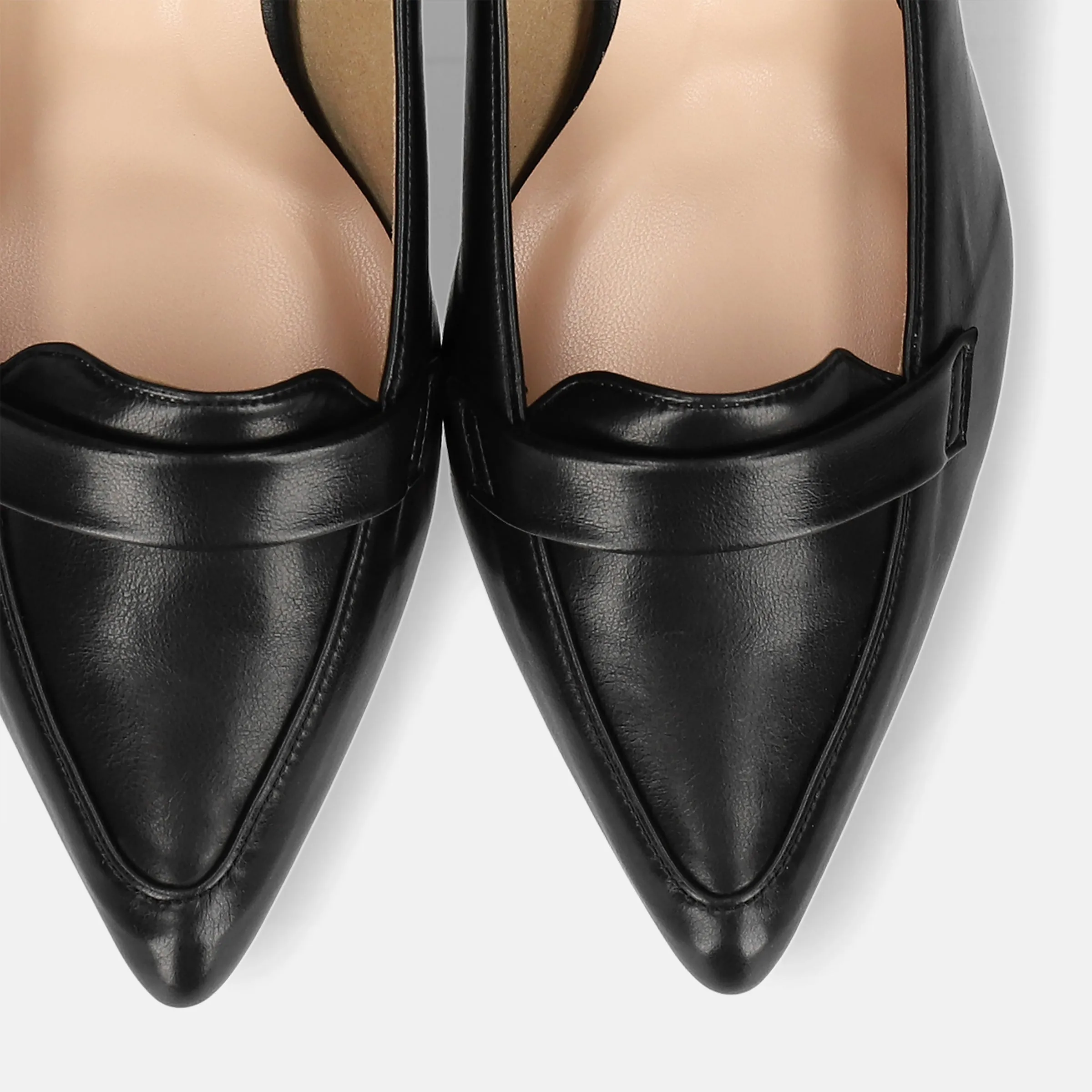 10% OFF: 2024SSBI: Loafer Style Pumps (5725) Black