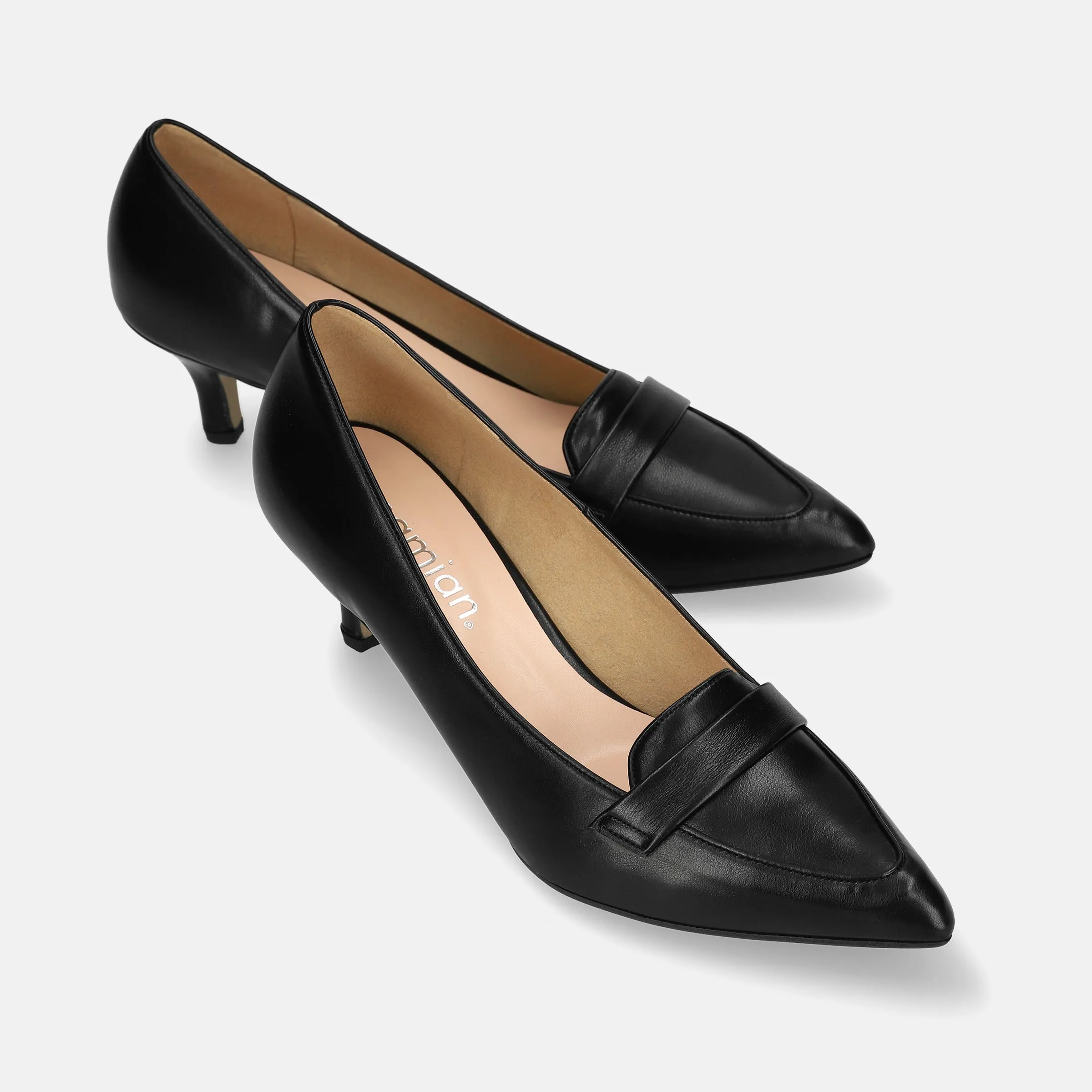 10% OFF: 2024SSBI: Loafer Style Pumps (5725) Black
