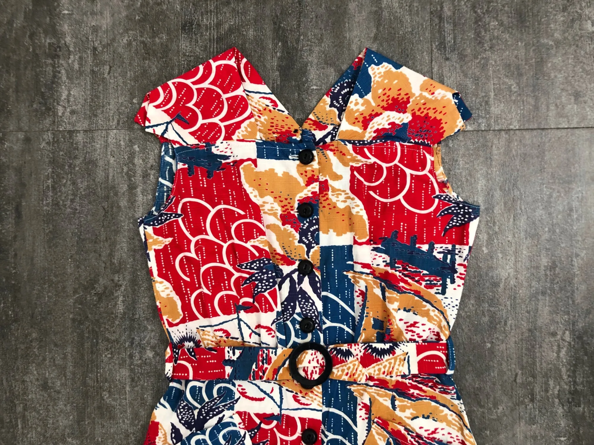 1930s playsuit . vintage 30s playsuit