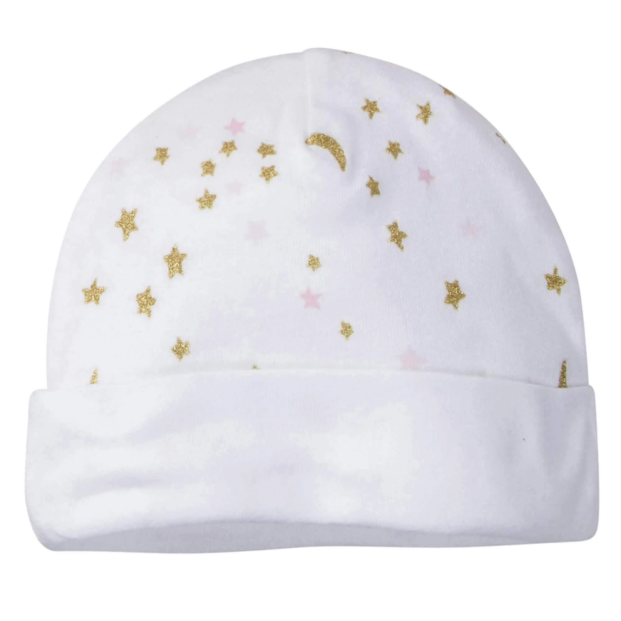 5-Pack Baby Girls Castle Caps