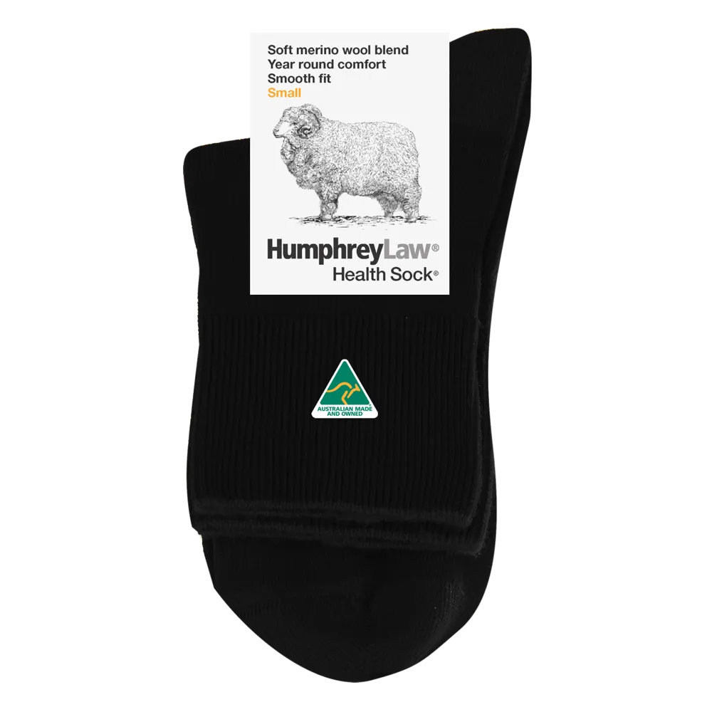 57.5% Fine Merino Wool Short Leg Health Sock