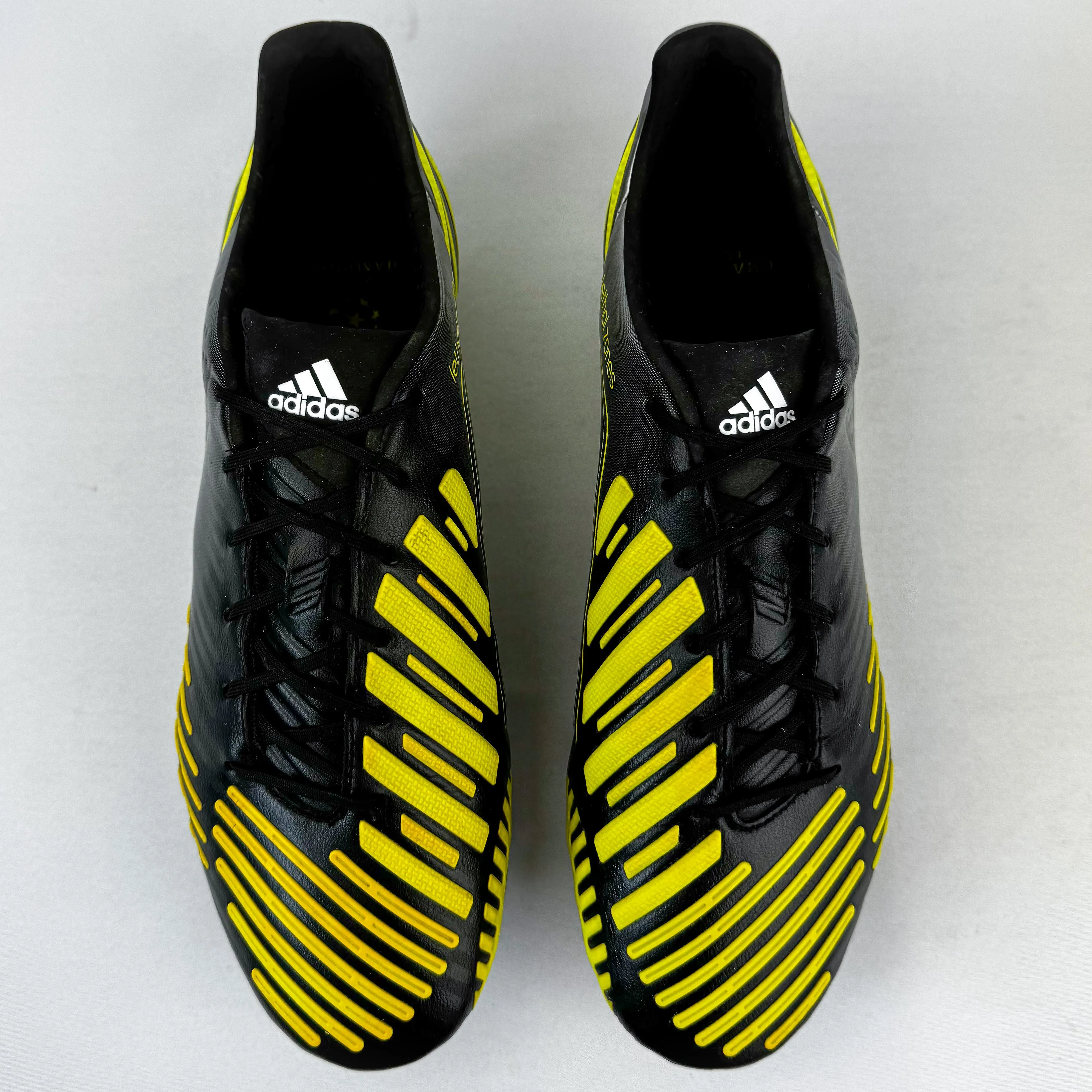 Adidas Predator LZ SG - Black/Lime Yellow/Metallic *Pre-Owned*
