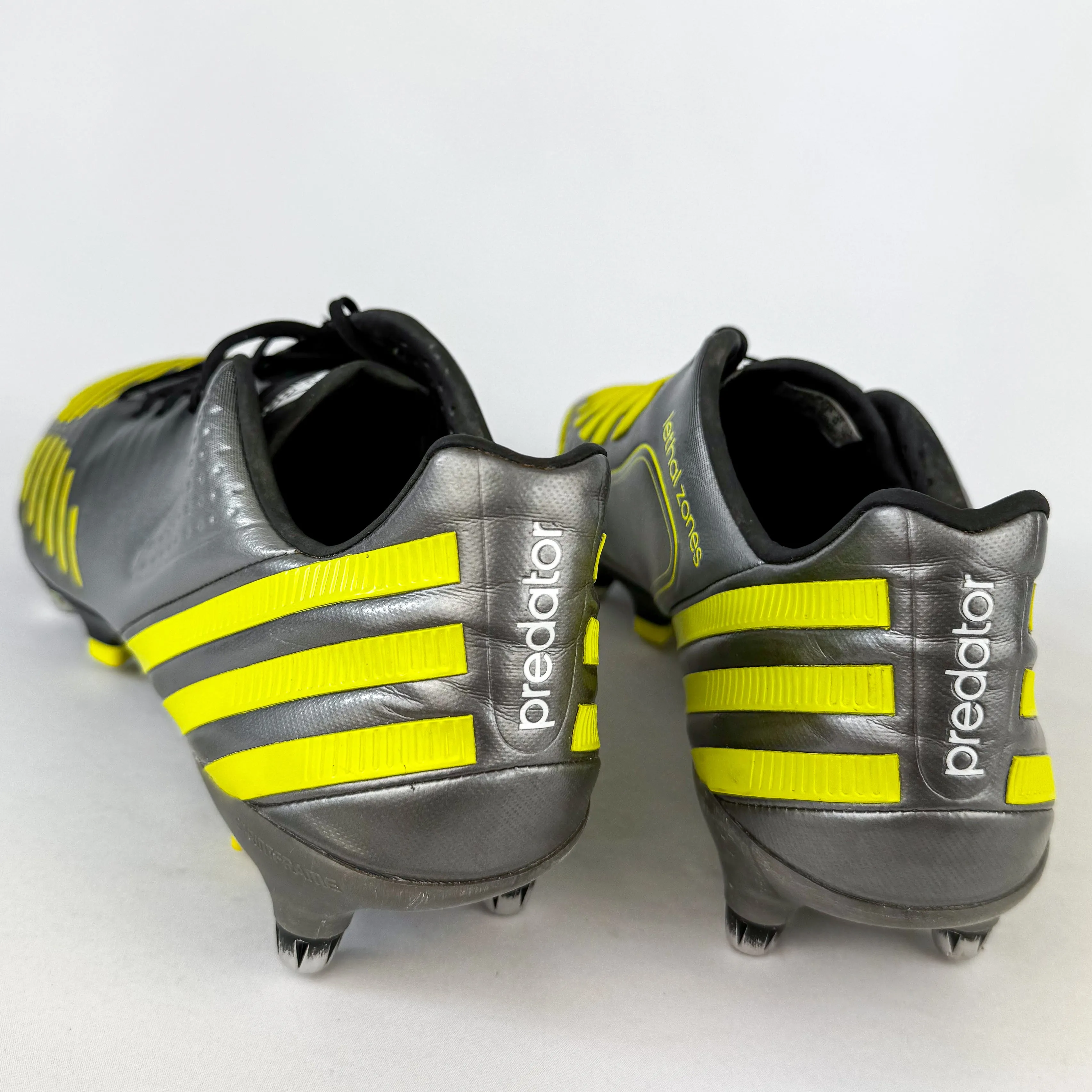 Adidas Predator LZ SG - Black/Lime Yellow/Metallic *Pre-Owned*