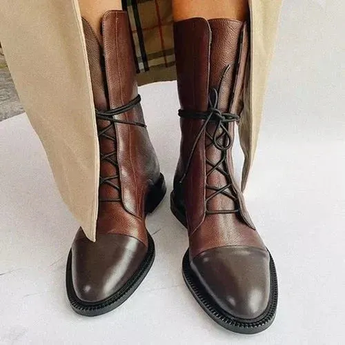 Aisling Vintage Heeled Boots, Luxurious Comfort | Warmth