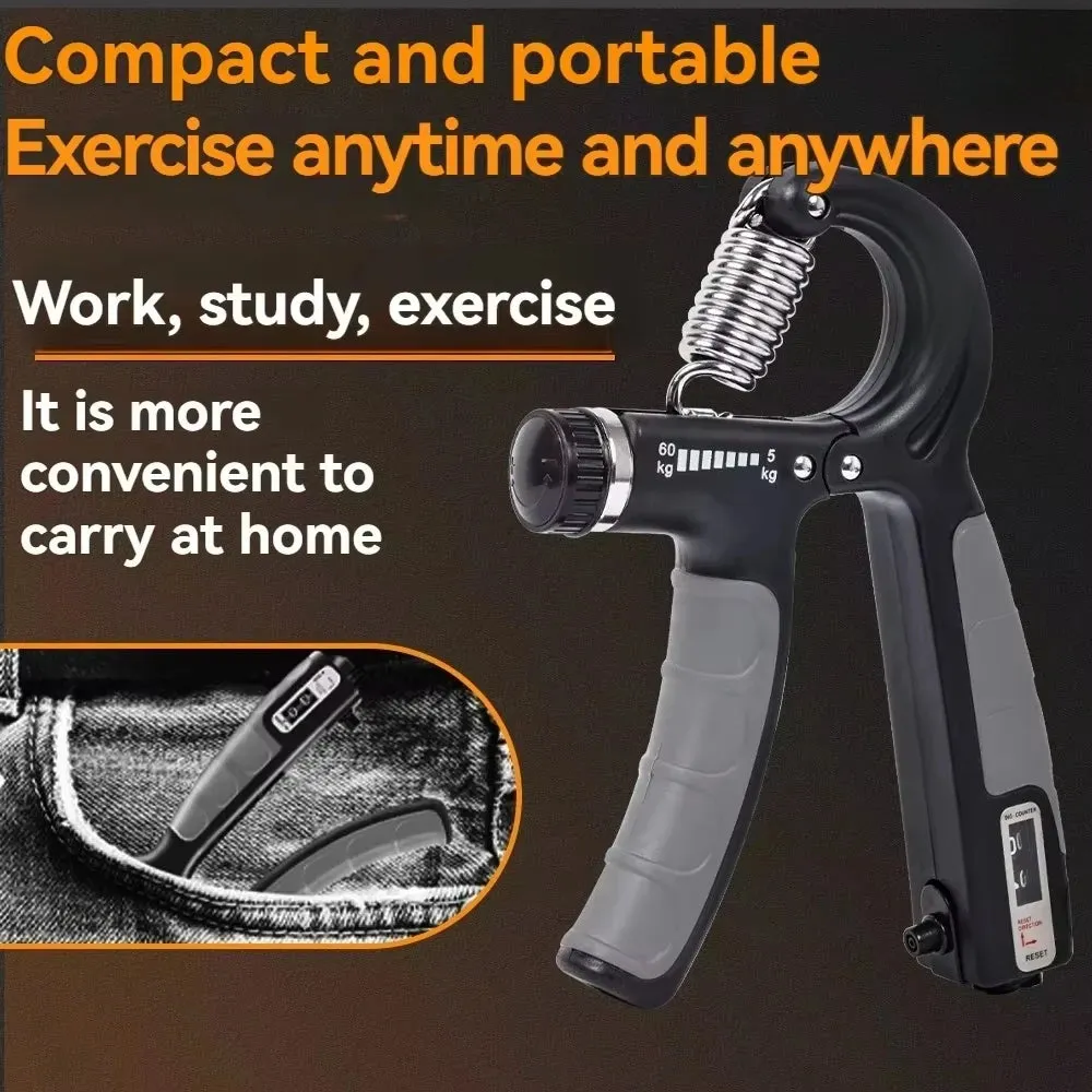 ANYFIT Hand Gripper Adjustable Strengthener Forearm and Finger Trainer for Muscle Recovery Fitness