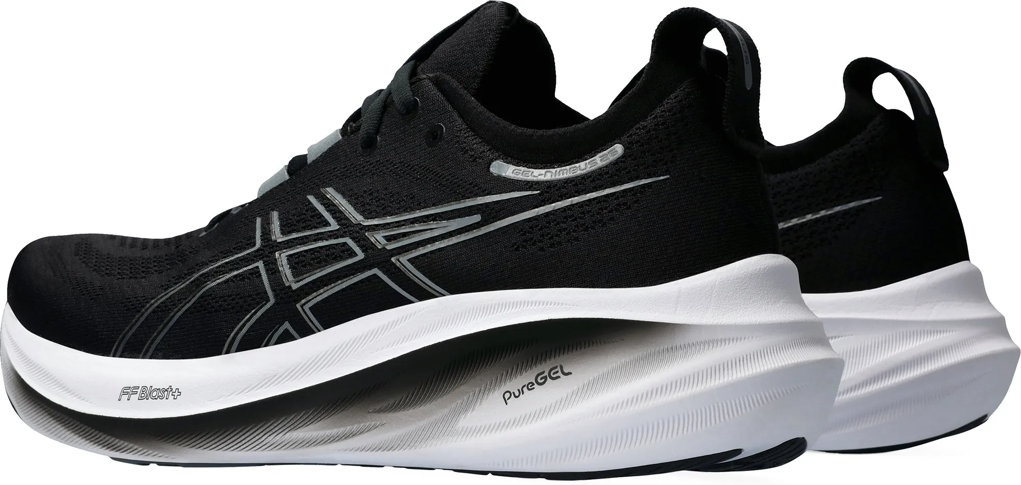 Asics Gel Nimbus 26 Mens Running Shoes - Black