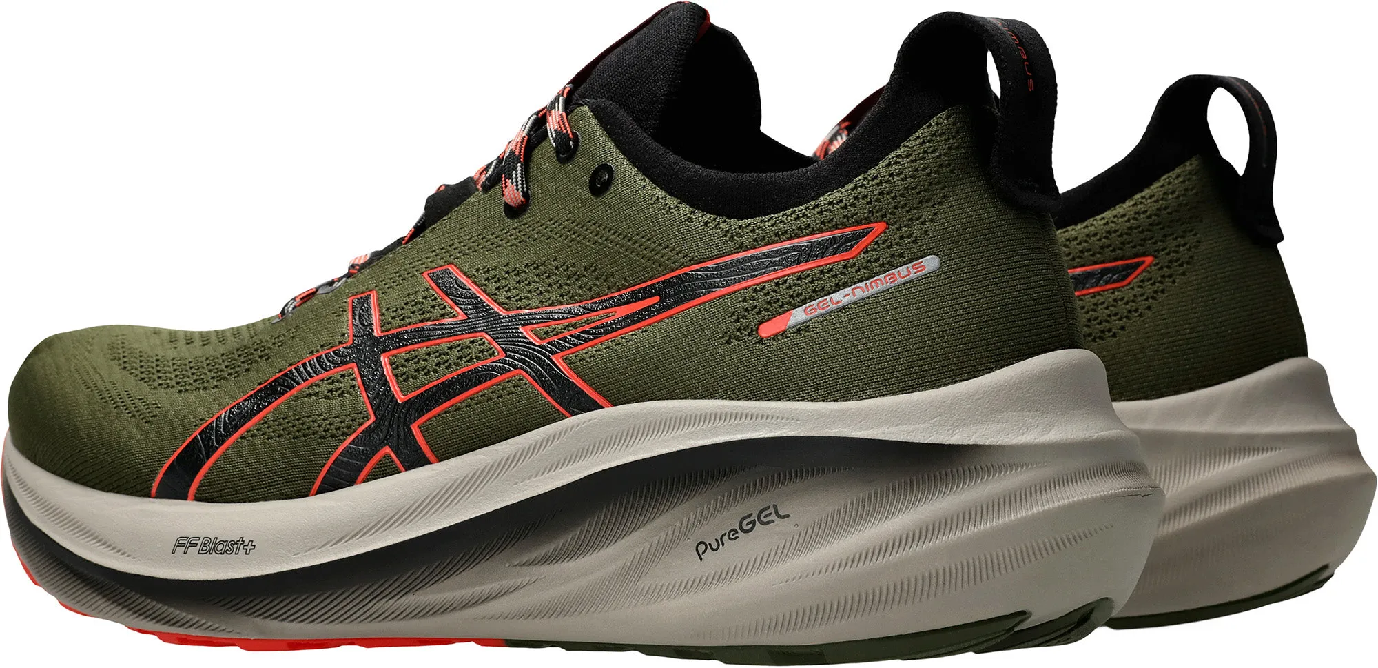 Asics Gel Nimbus 26 TR Mens Running Shoes - Green