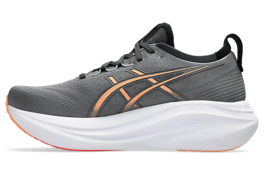 Asics Gel Nimbus 27 (4E Width) - Carbon/ Mojave (Mens)