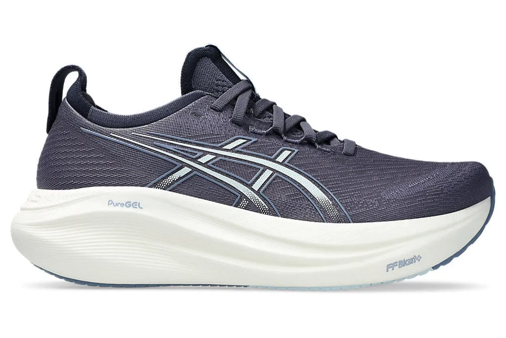 Asics Gel Nimbus 27 (B Width) - Indigo Fog/ Cool Grey (Womens)