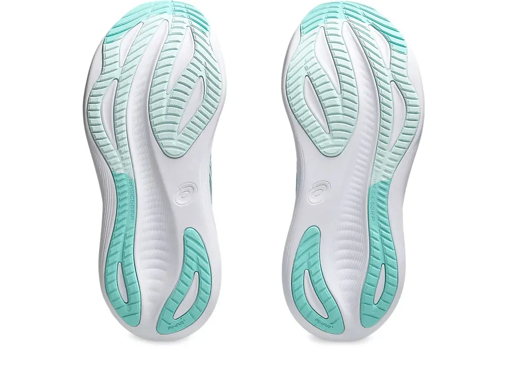 Asics Womens Gel Nimbus 27 Wide - Piedmont Grey/Illuminate Mint (1012B752-020)
