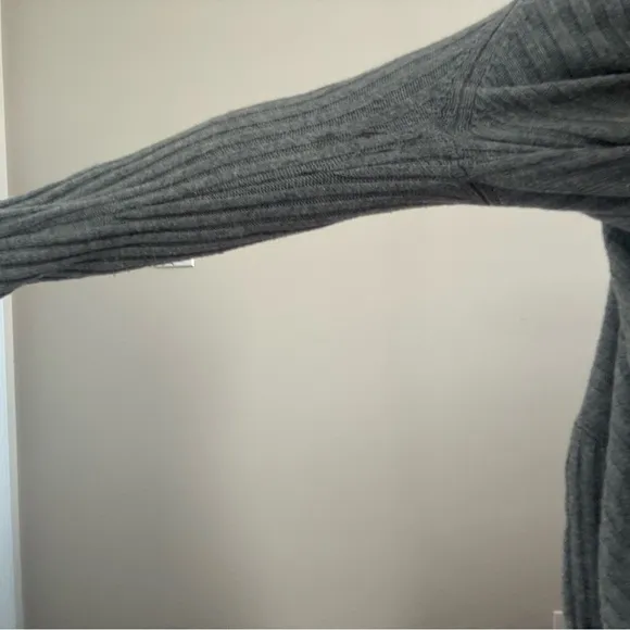 Autumn Cashmere Cable Knit Rib Drape Cardigan Knit
