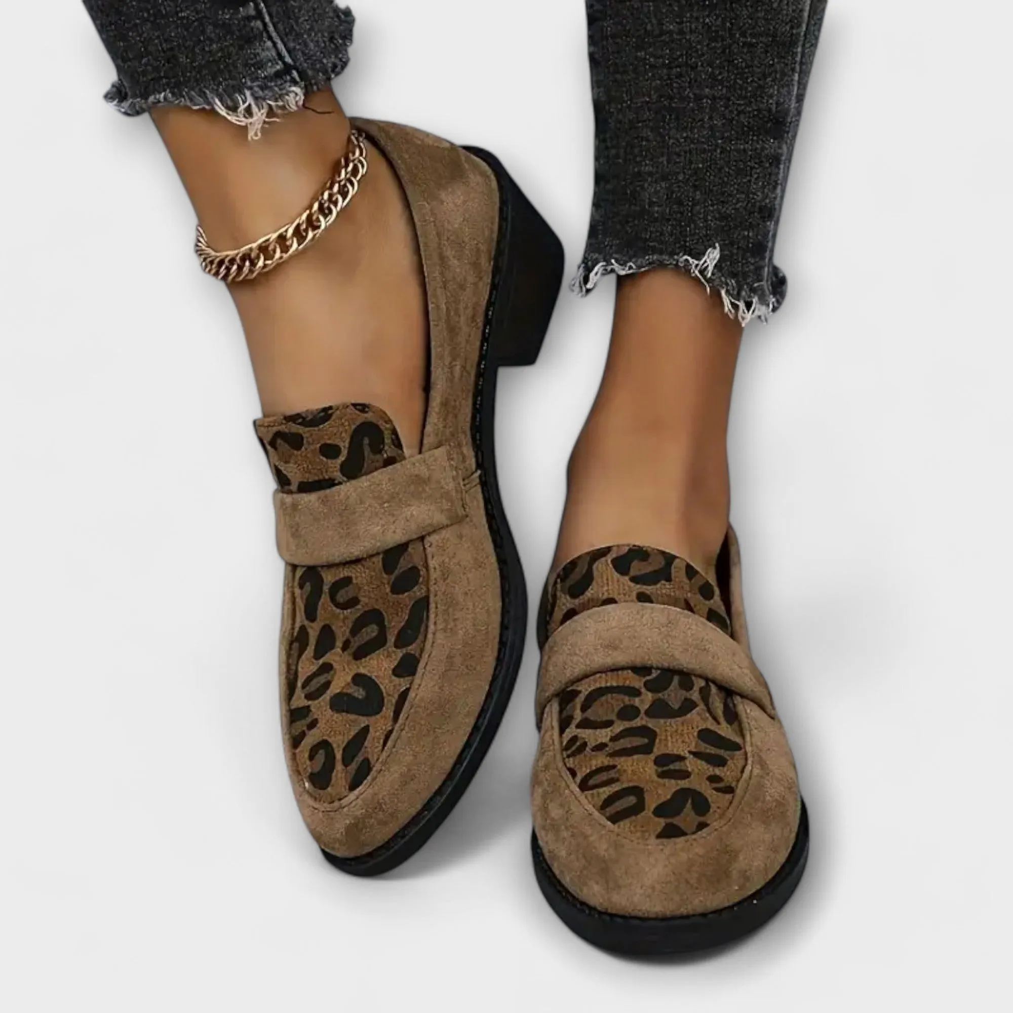 Azura - Elegant Leopard Print Women's Shoes