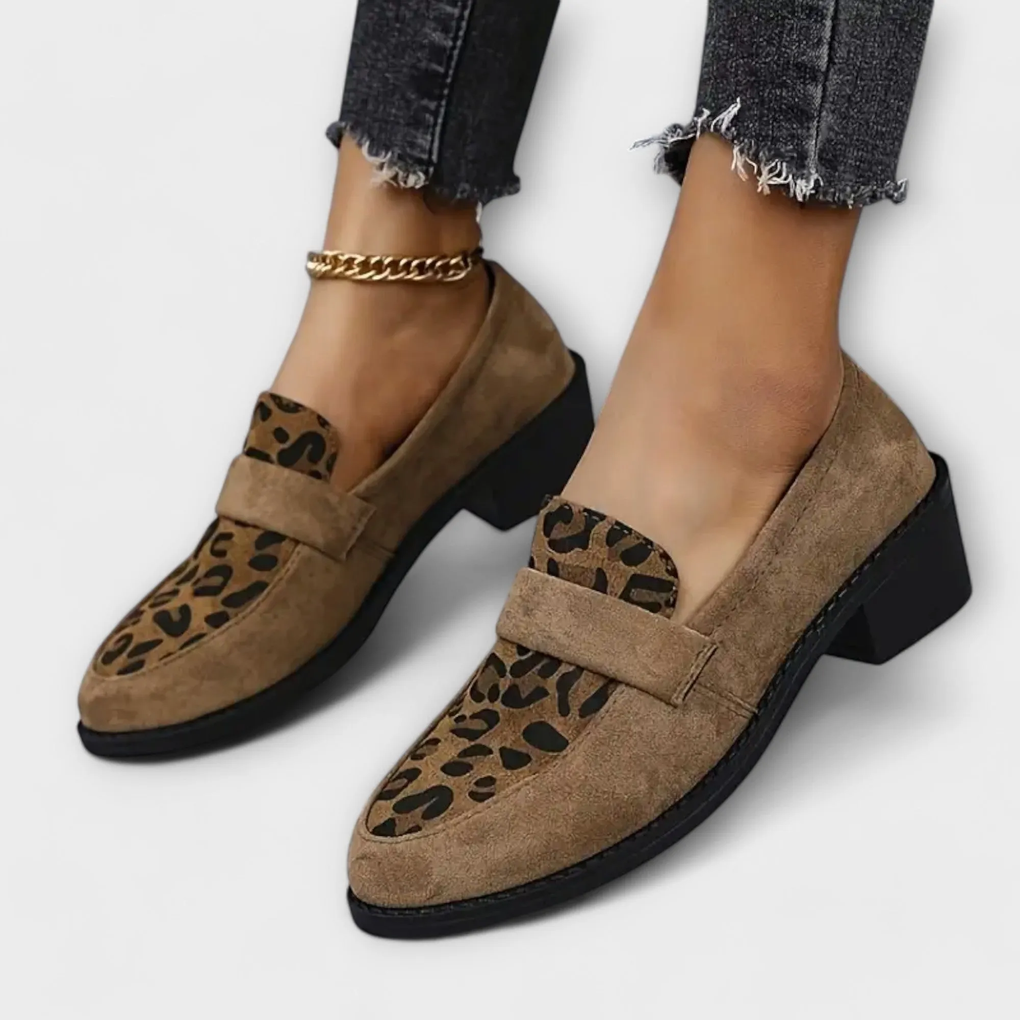 Azura - Elegant Leopard Print Women's Shoes
