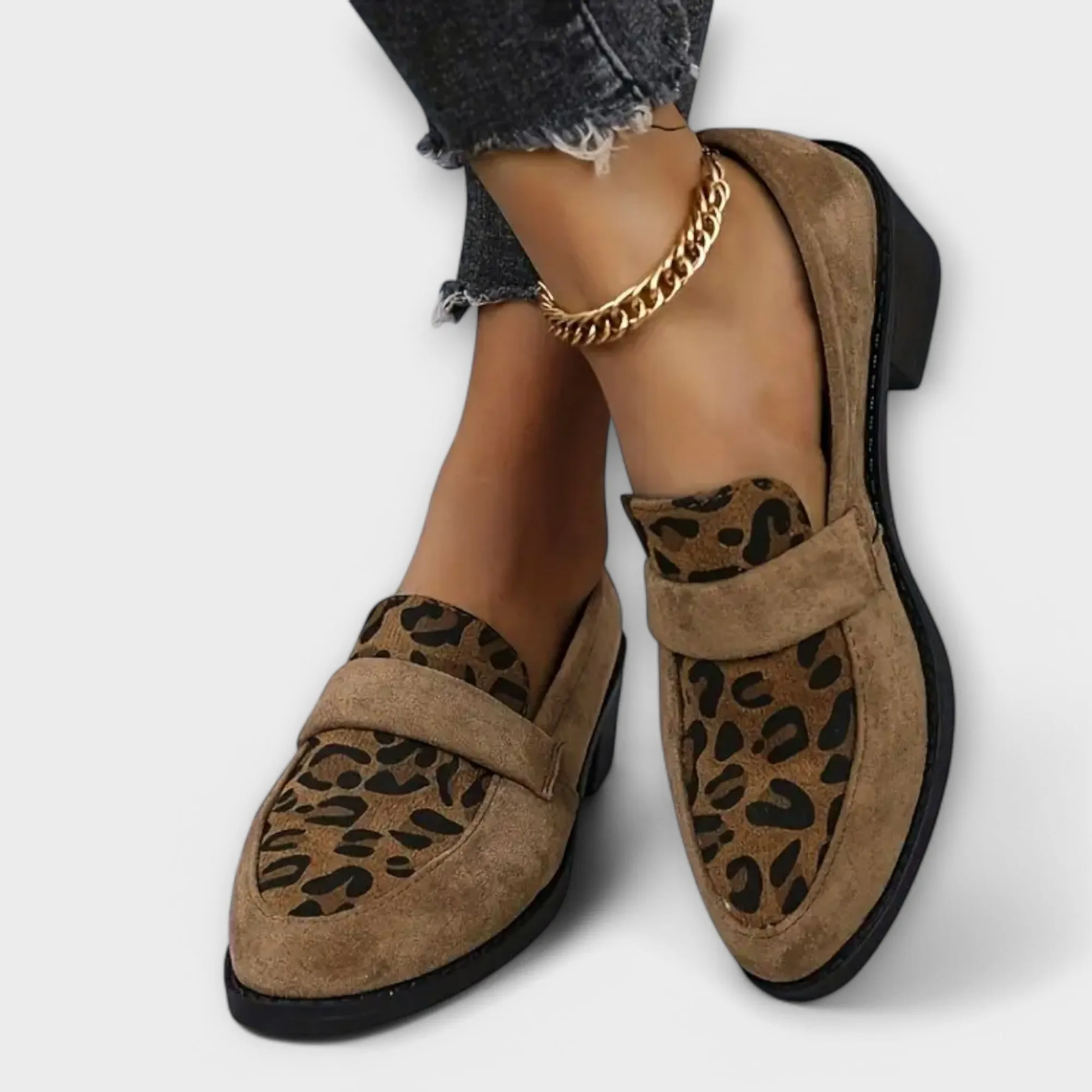 Azura - Elegant Leopard Print Women's Shoes