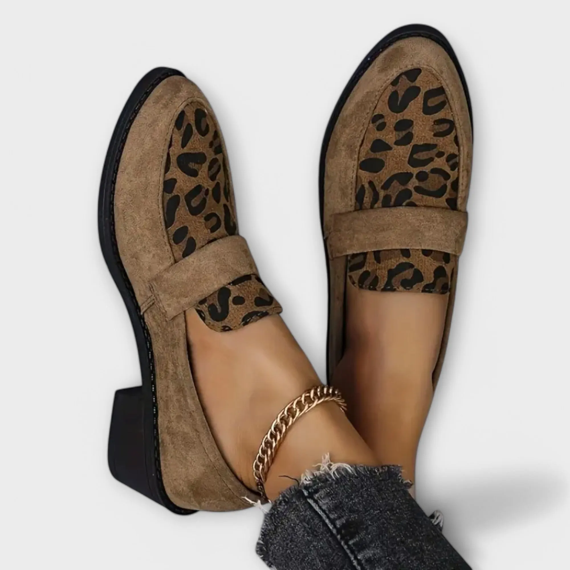 Azura - Elegant Leopard Print Women's Shoes