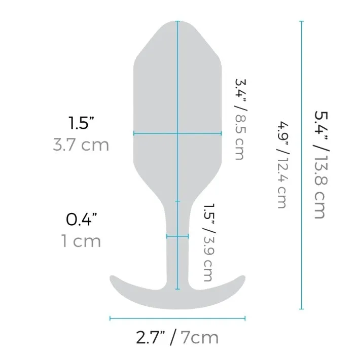 B-Vibe Snug Plug Anal Vibrant 14 Cm