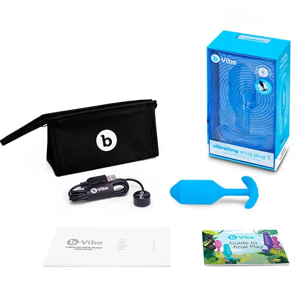 B-Vibe Snug Plug Anal Vibrant 14 Cm