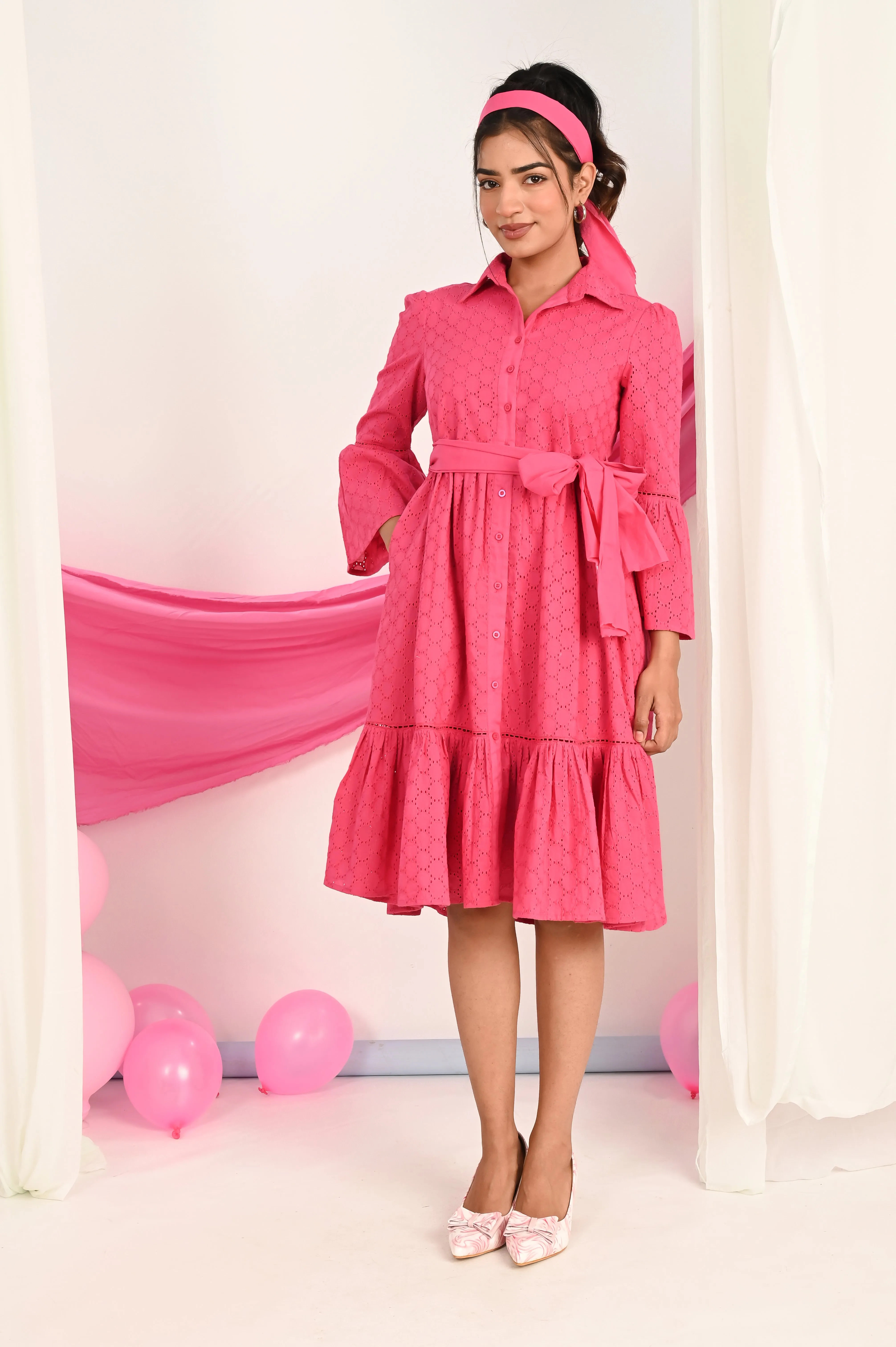 Barbie Pink Midi Bliss Dress