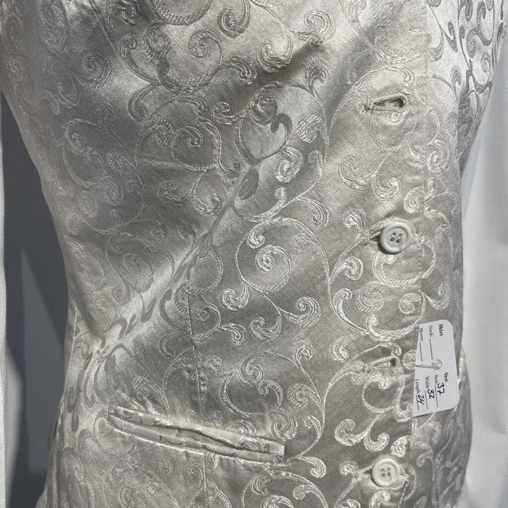 Becker Brothers Cream Floral Vest