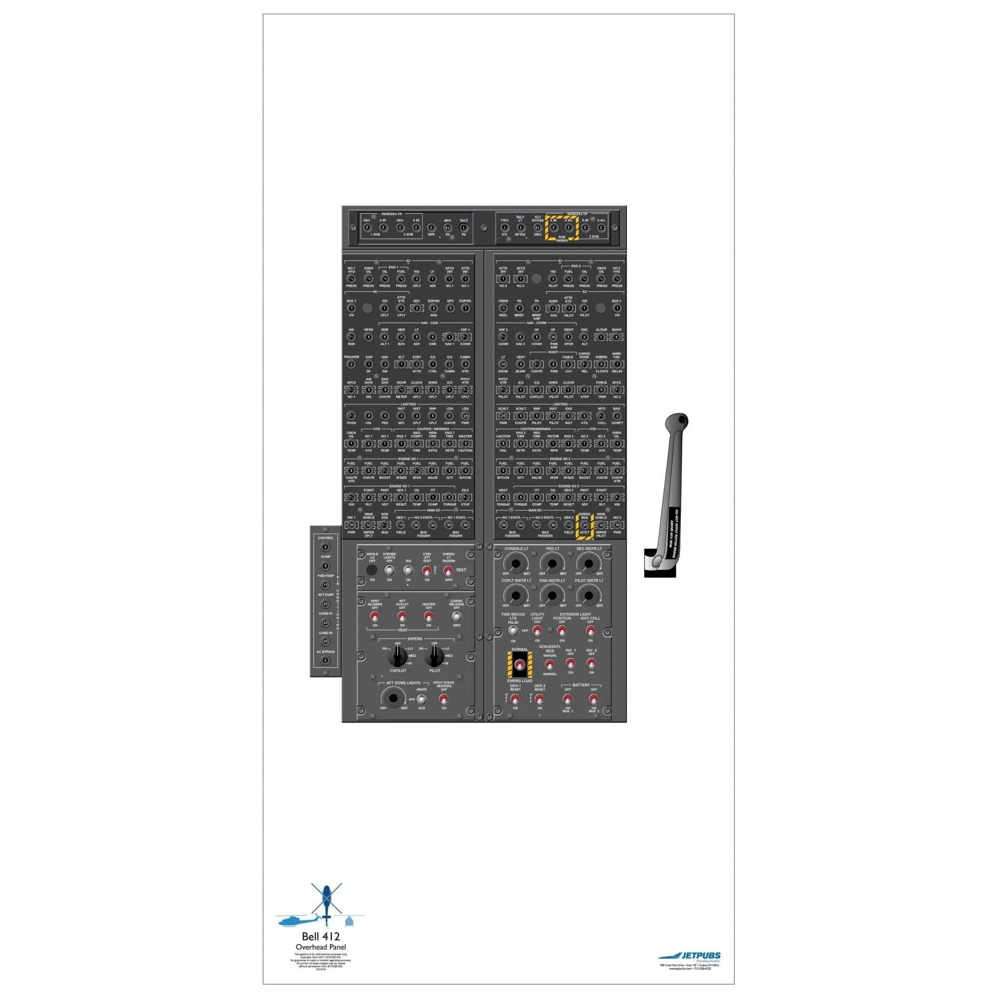Bell Helicopter 18" x 36" Cockpit Posters