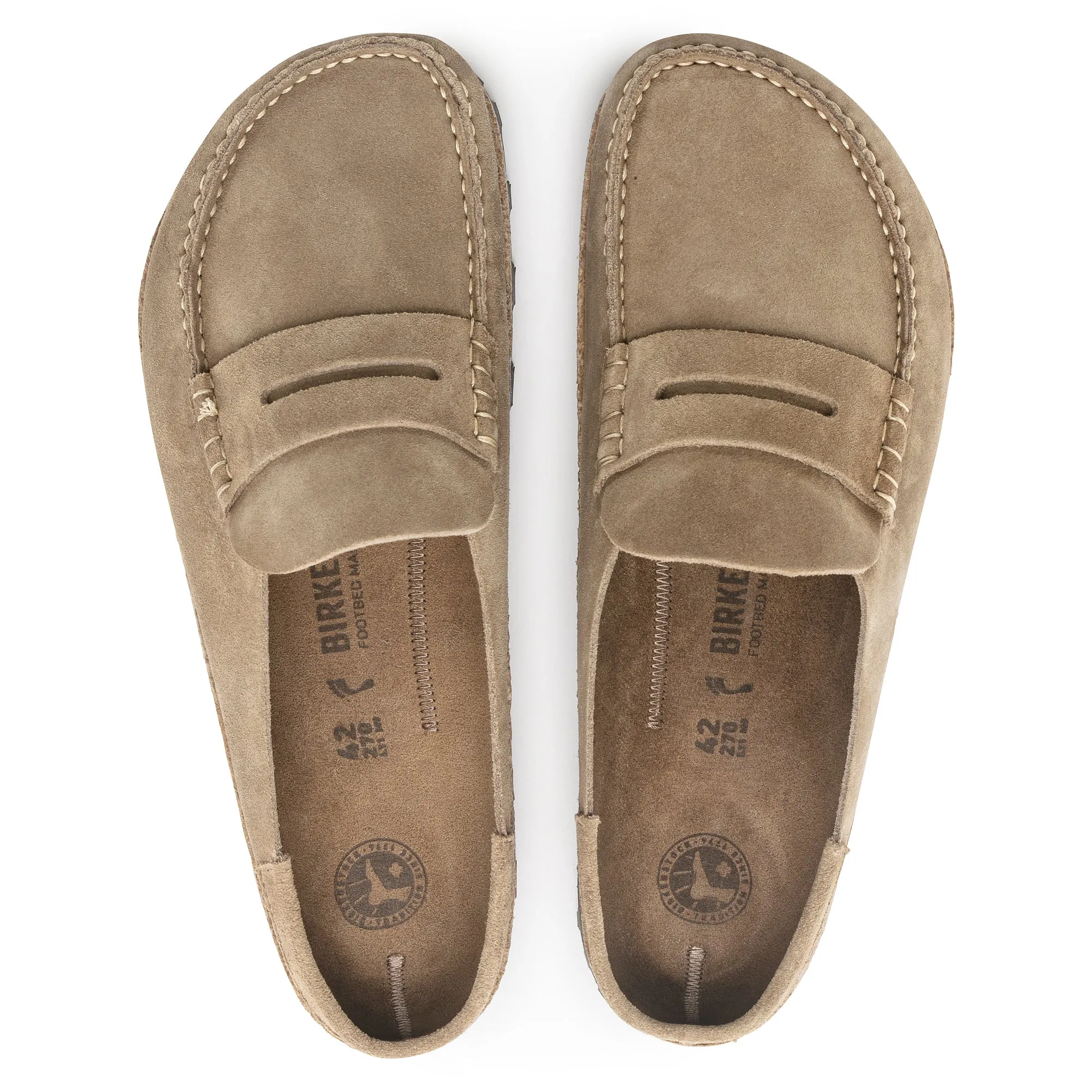 Birkenstock Naples Grip taupe suede