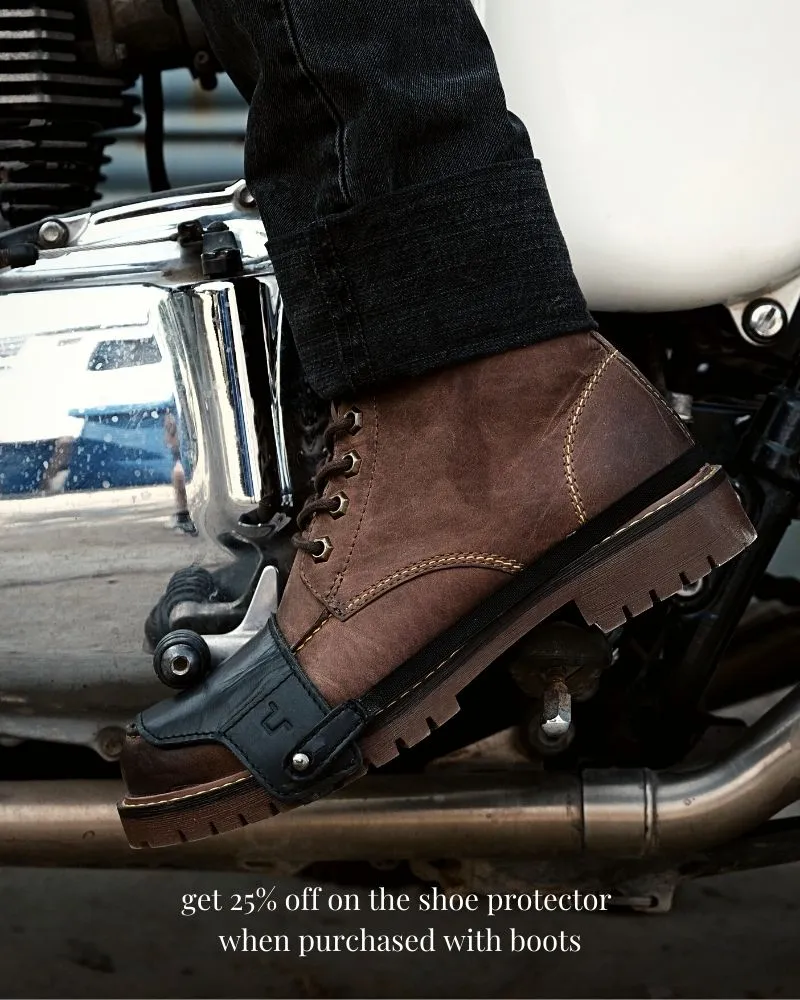 boots moc-toe tobacco brown