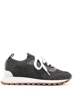 BRUNELLO CUCINELLI Sock-Style Low-Top Trainers
