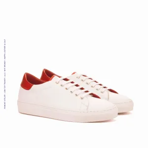 CALF LEATHER TRAINER - RED