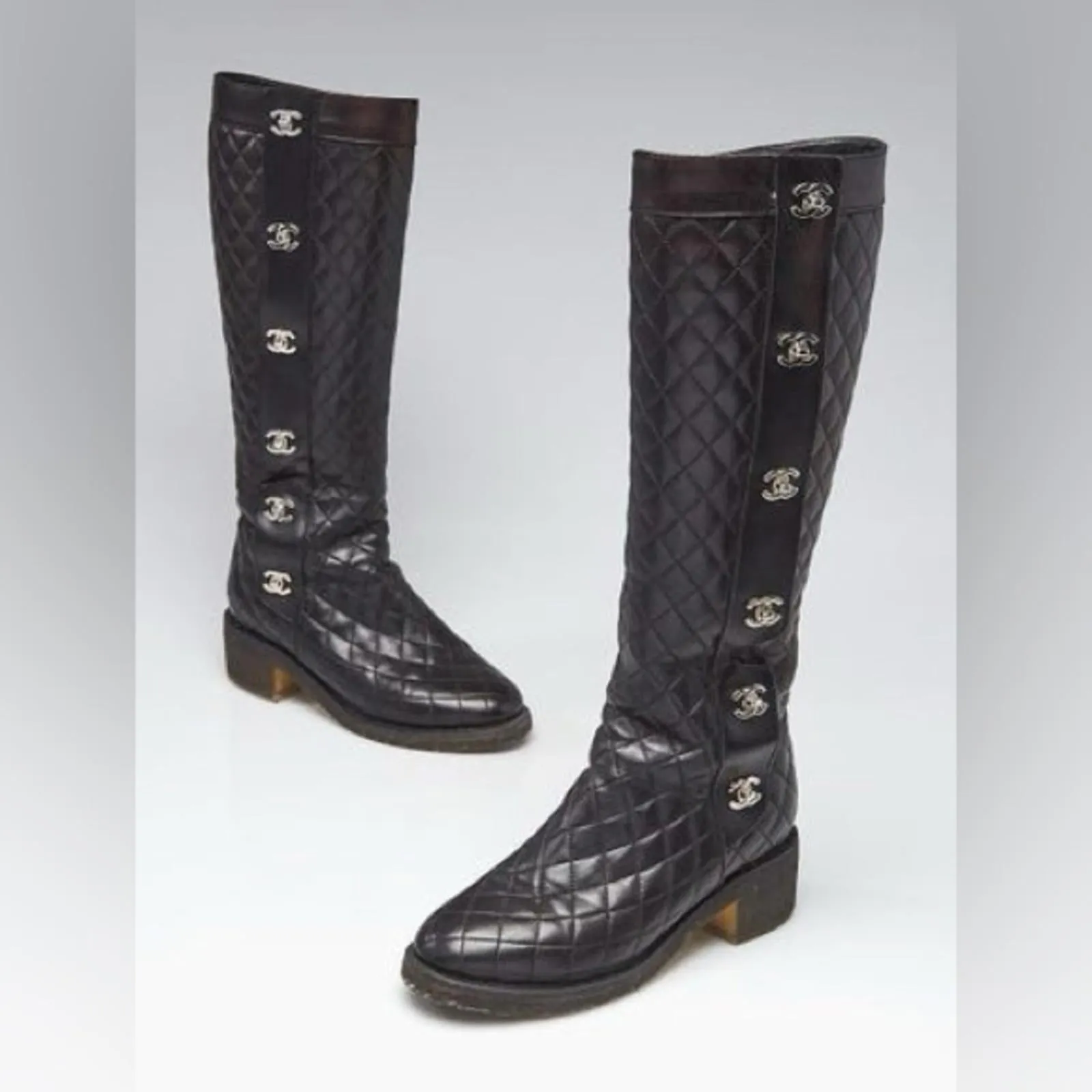 Chanel Knee Size Boots