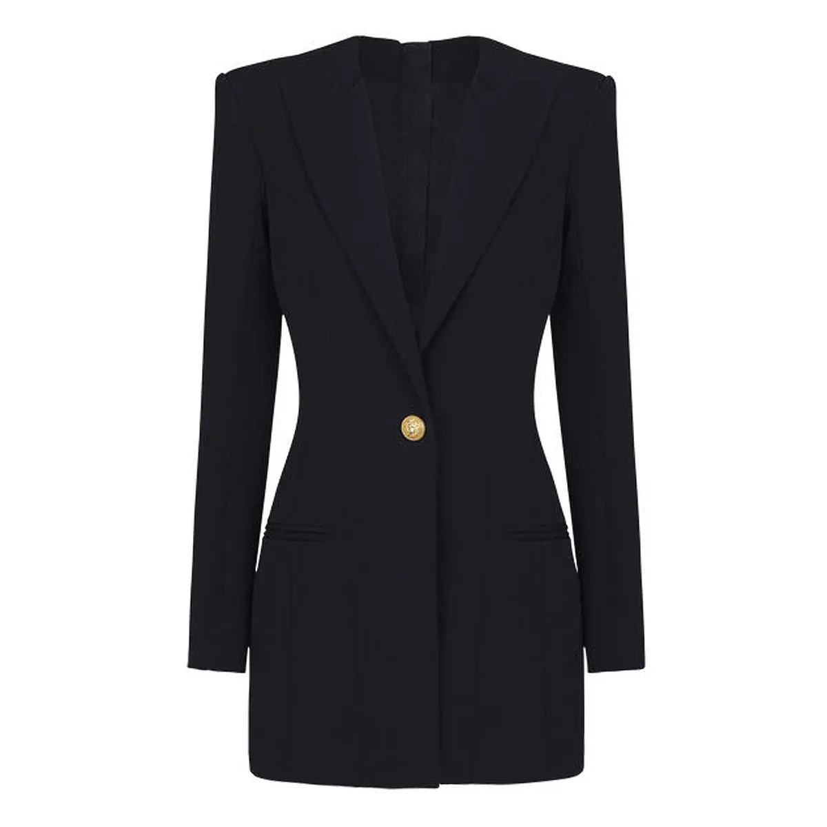 Charlotte Peak Lapel Blazer Dress