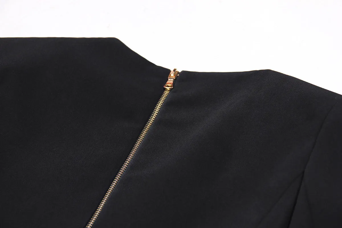 Charlotte Peak Lapel Blazer Dress