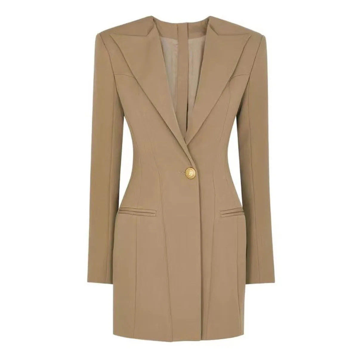 Charlotte Peak Lapel Blazer Dress