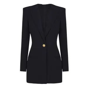 Charlotte Peak Lapel Blazer Dress