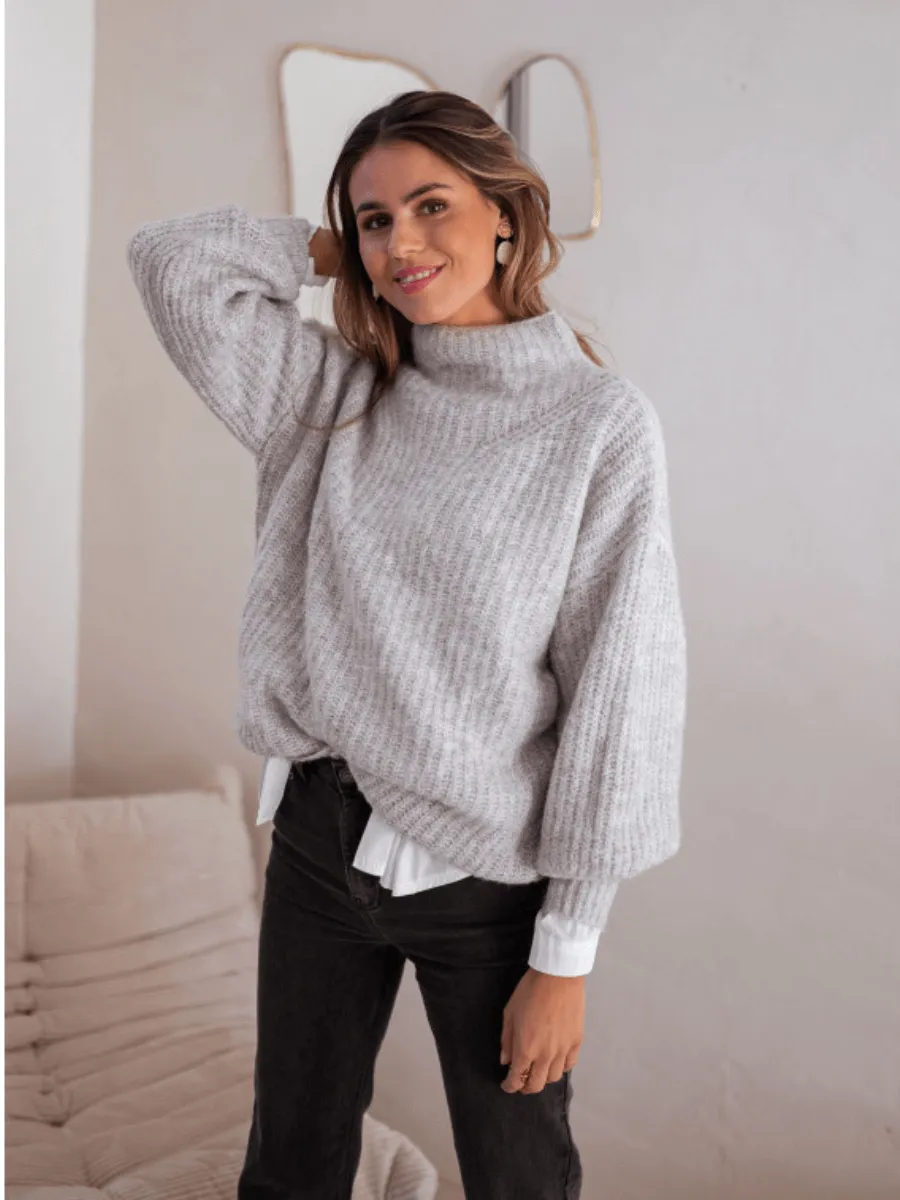 Chester Knit Jumper Grey