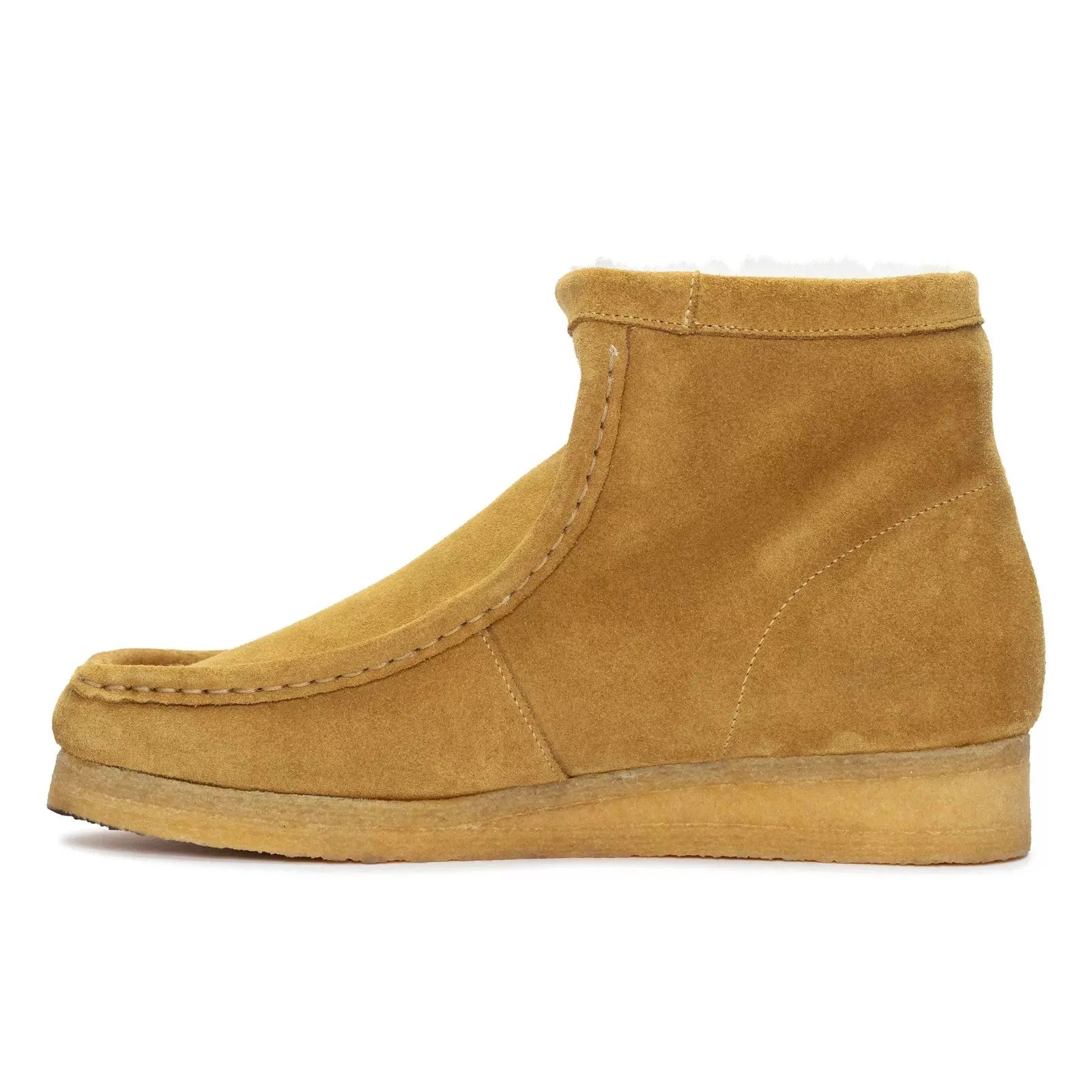 Clarks Women Wallabee Hi Brown 26169533