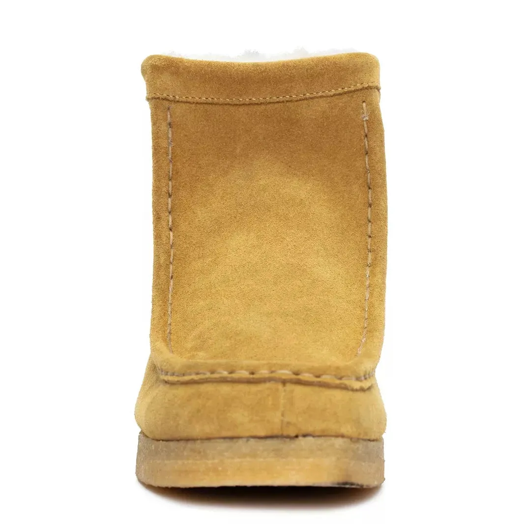 Clarks Women Wallabee Hi Brown 26169533