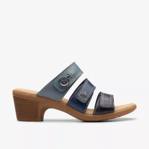 Clarks Women's Emily2 Adella Navy Multi 26181680