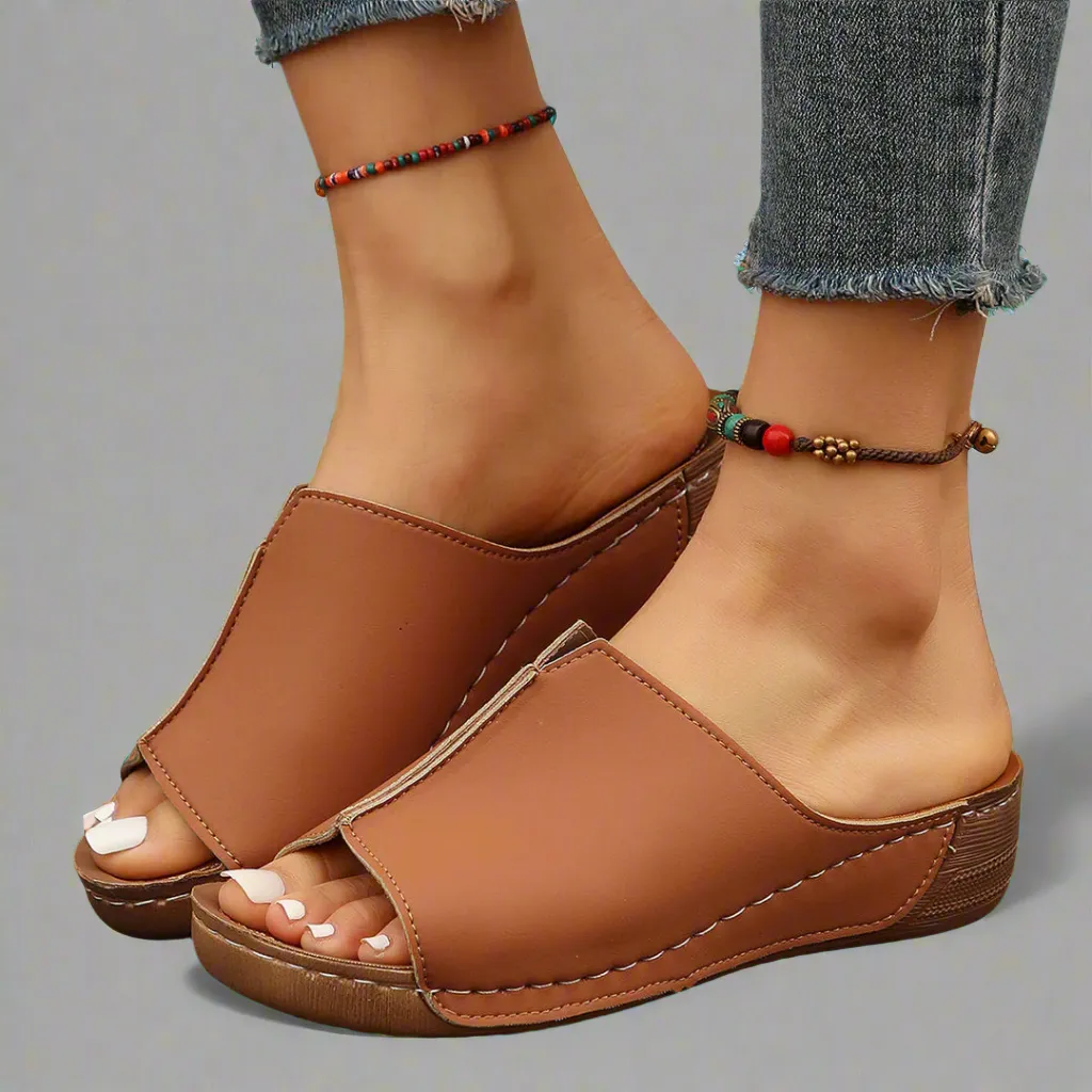 Clemensia | Handmade Wedge Sandals Made from Premium Material