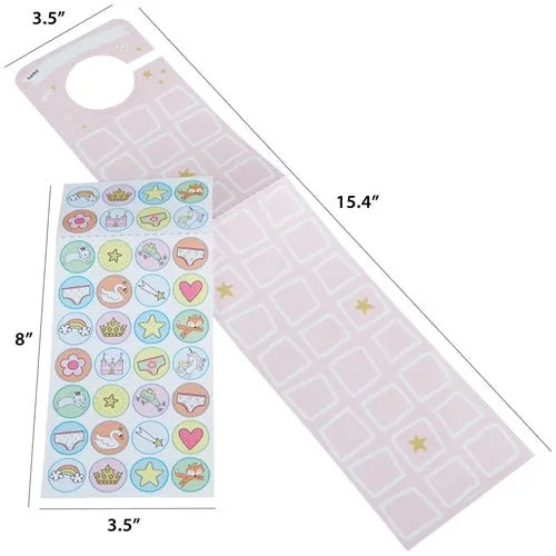 C.R. Gibson Potty Princess Door Knob Reward Sticker Set