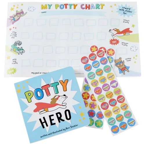 C.R. Gibson Potty Super Hero Training Set - Boy