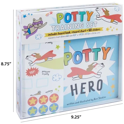 C.R. Gibson Potty Super Hero Training Set - Boy