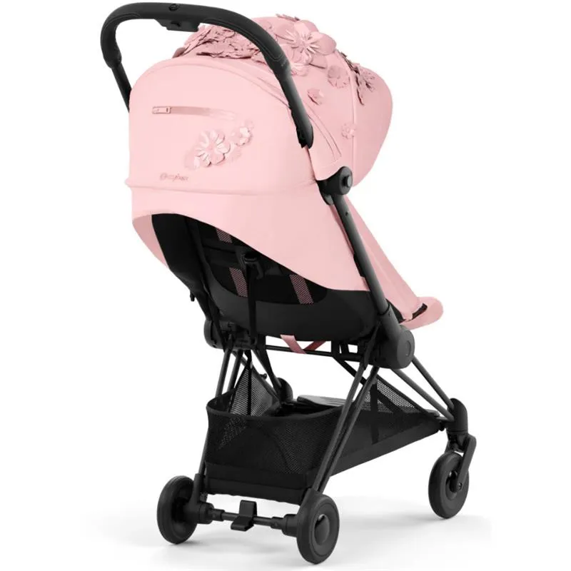 Cybex - Coya Compact Lightweight Stroller, Simply Flowers Pale Blush