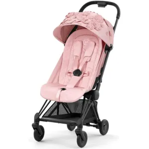 Cybex - Coya Compact Lightweight Stroller, Simply Flowers Pale Blush