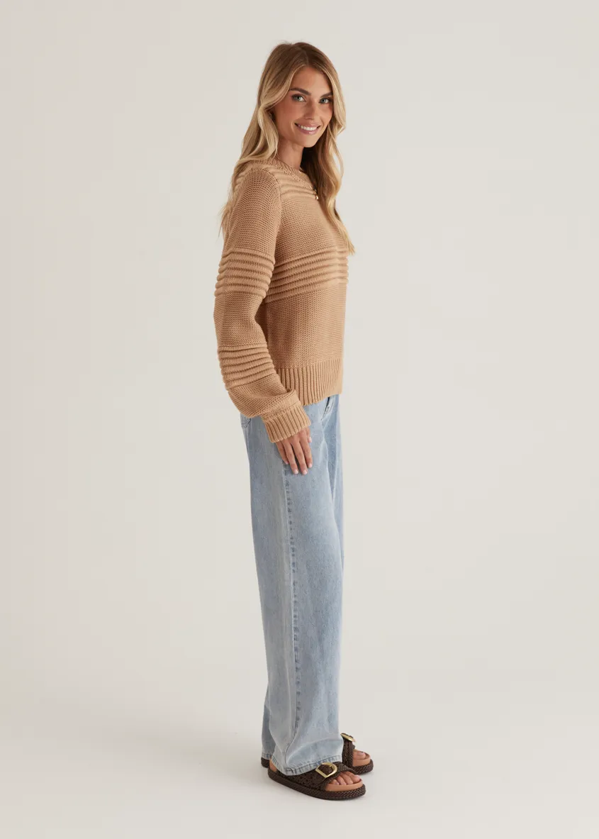 Cyprus Sweater - Camel