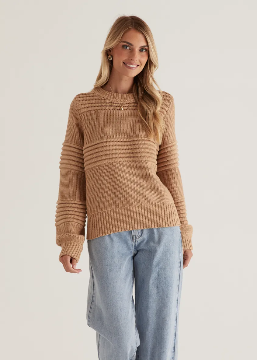 Cyprus Sweater - Camel