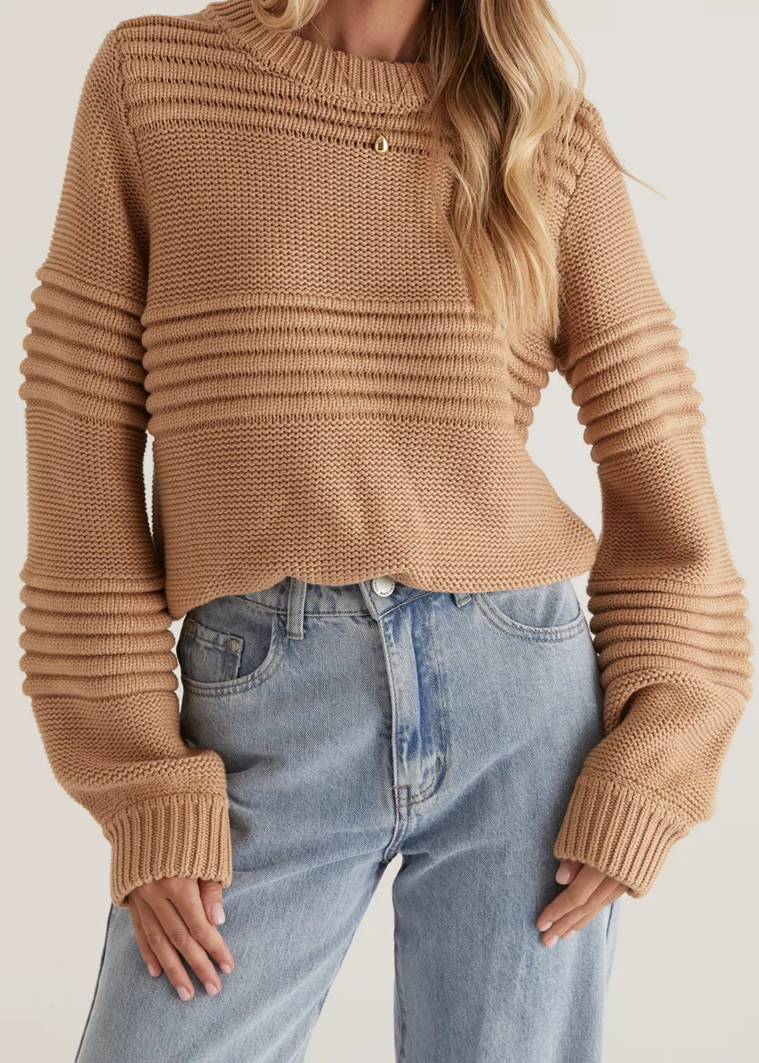 Cyprus Sweater - Camel