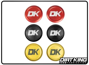 Dirt King Red Ball Joint Caps Chevy/GMC 1500 2007-2016