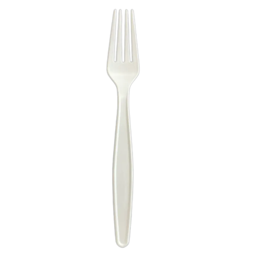 ECO BIODEGRADABLE PLANT STARCH HEAVY WEIGHT FORKS 1000CT